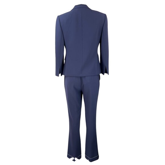 Ports Navy Suit with White Top Stiching - Picture 2 of 3